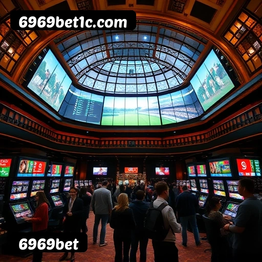 Interface do aplicativo 6969bet mostrando jogos disponíveis no iOS e Android